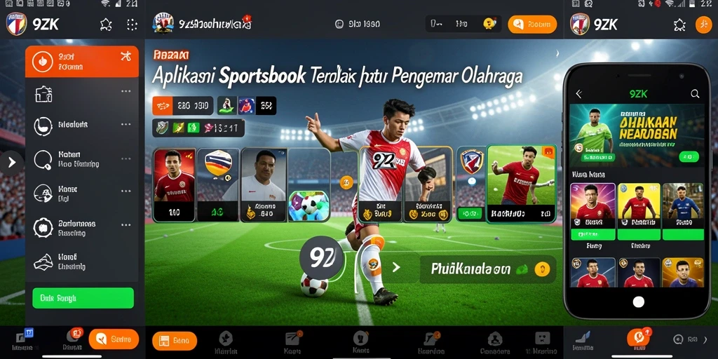 Tampilan gameplay <strong>9ZK</strong> yang menarik dan interaktif saat memasang taruhan olahraga.