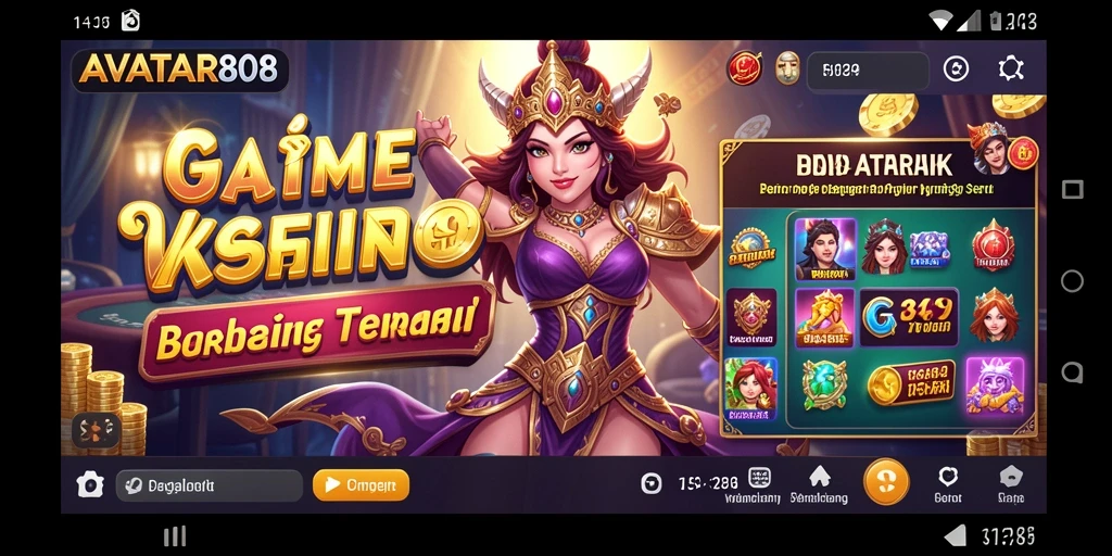 Tampilan gameplay AVATAR808 yang memukau dan mendebarkan.