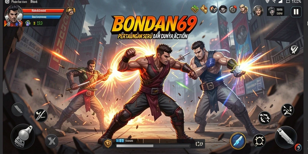 Tangkapan layar menampilkan pertarungan mendebarkan di BONDAN69.