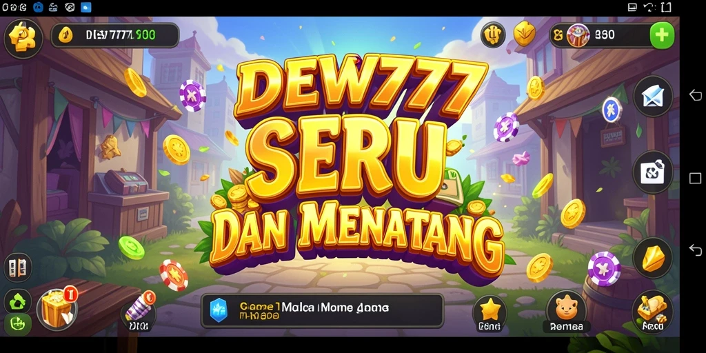 Tampilan gameplay DEWA777 yang seru dan interaktif.