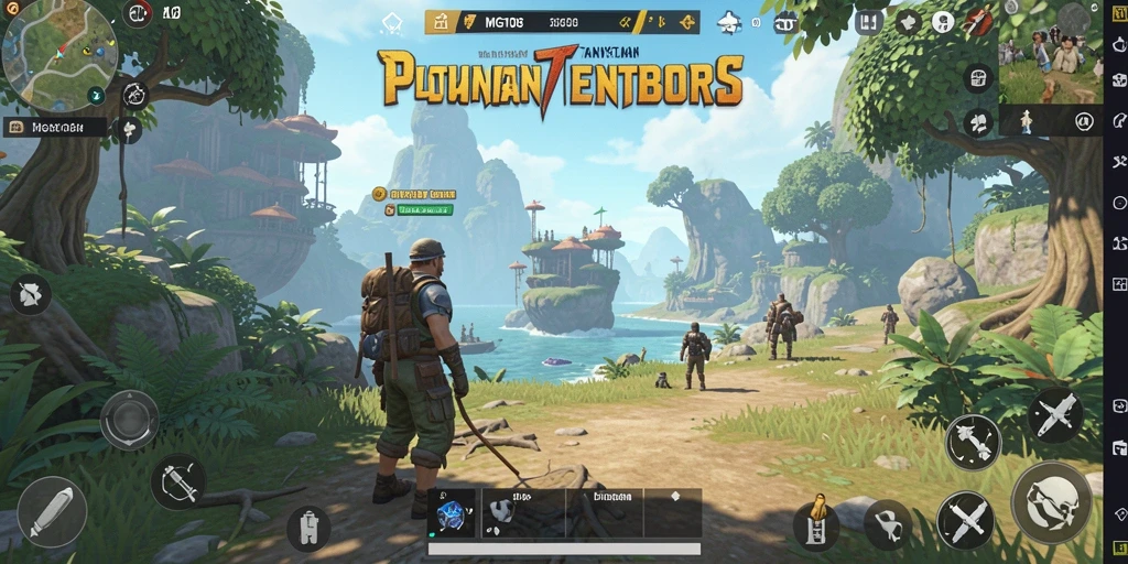 Tampilan menakjubkan dari gameplay MG108 dalam dunia terbuka.