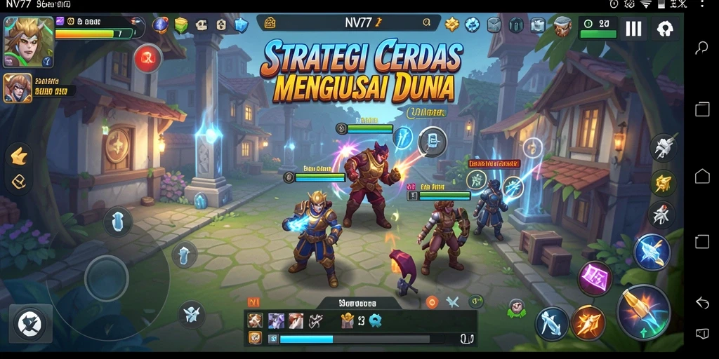 Screenshots gameplay NV77 menunjukkan aksi seru dan strategi mendalam.