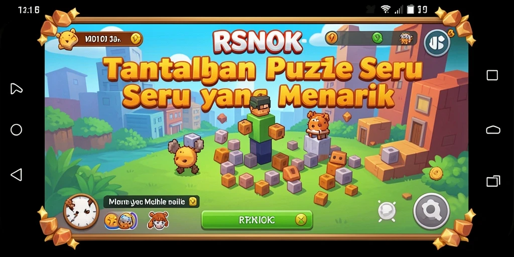 Tampilan gameplay seru dan menantang dari RSNOK.