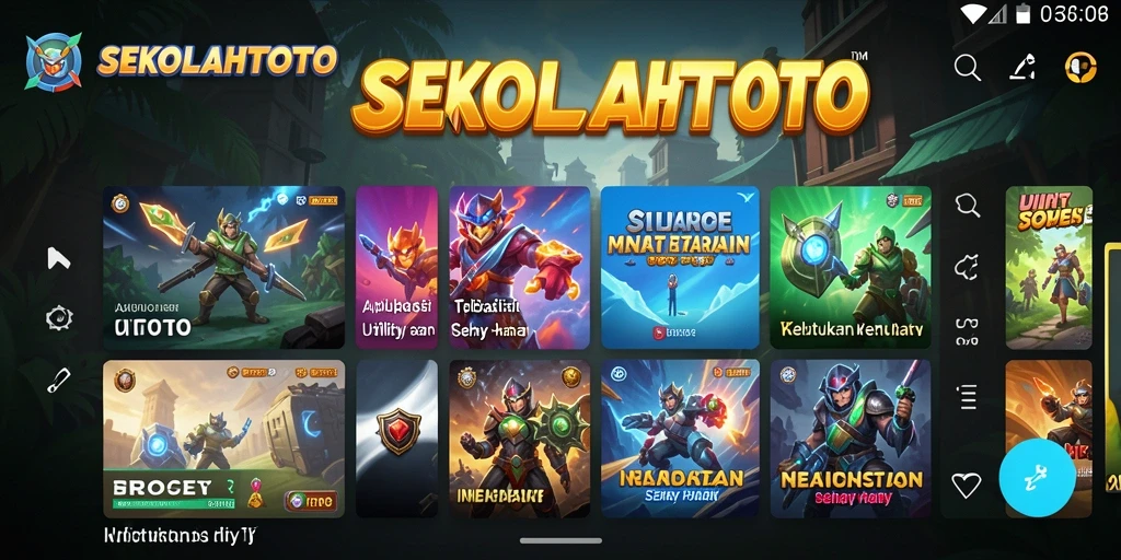 Tampilan antarmuka sederhana dan fungsional dari SEKOLAHTOTO.