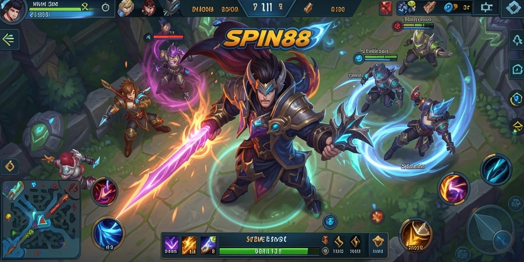 Tampilan gameplay SPIN88 yang seru dan kompetitif.