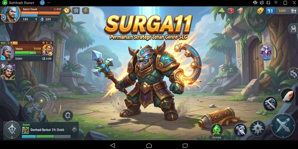 Gameplay SLG yang menarik dengan berbagai strategi kreatif.